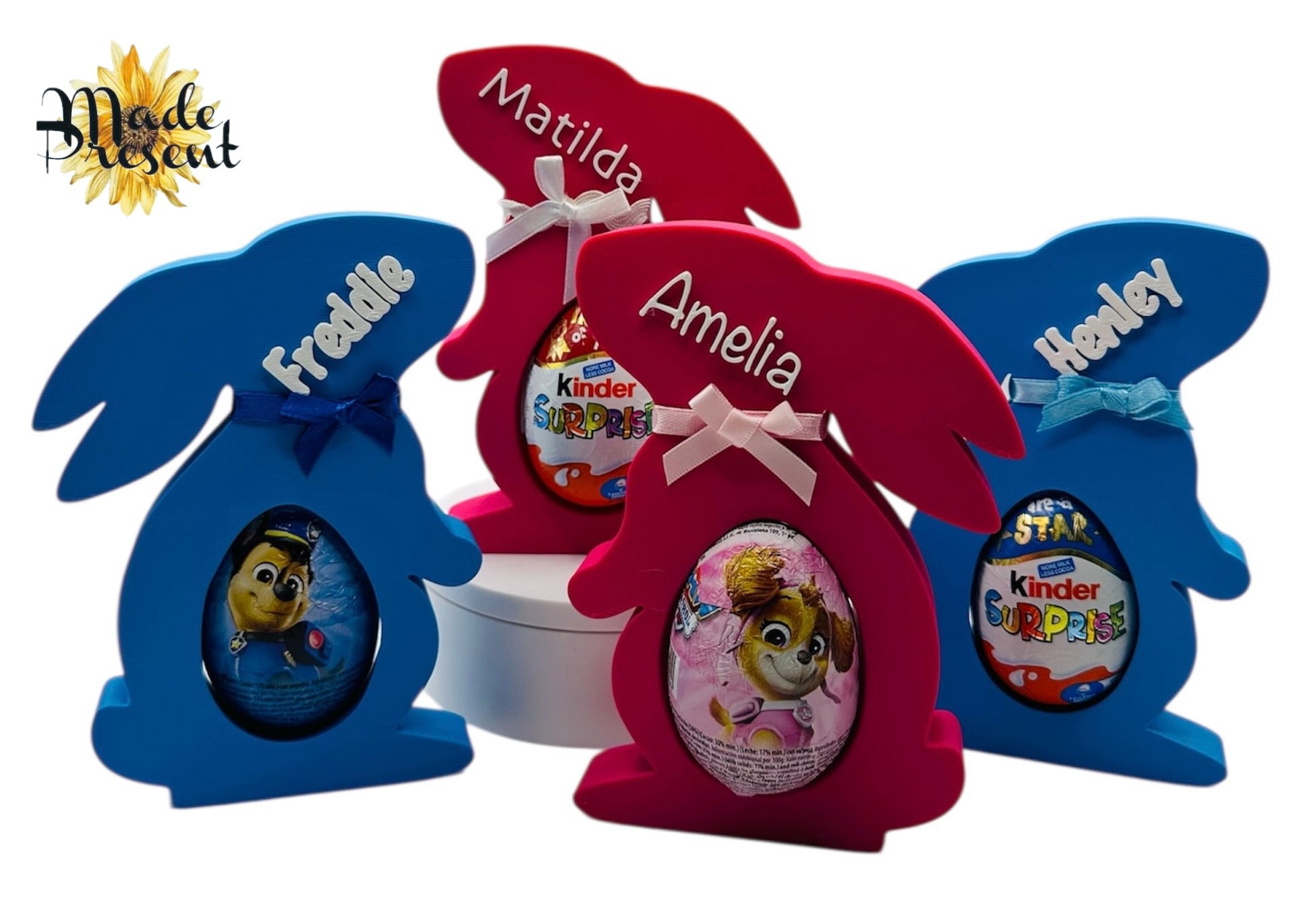 Easter Bunny Egg Holder Personalised