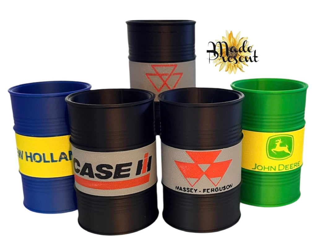 Case International inspired Oil Drum Desk/Pen Holder