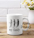 Fishing Lure 'My Family' Coffee Mug - Ceramic Novelty Gift